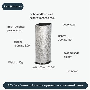 Love Skull Budvase