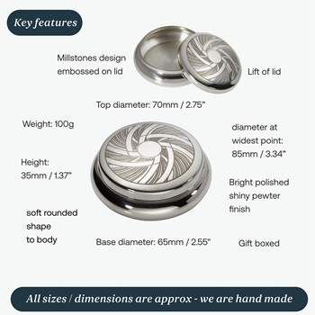 Millstones Trinket Box Millstones Trinket Box