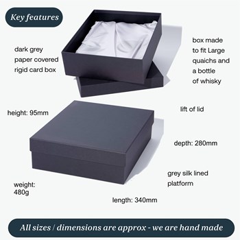 Box To Take Large Quaich And Bottle Of Whisky Box Only