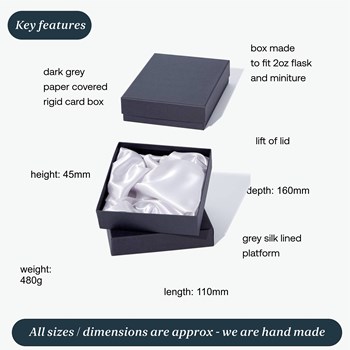 Box To Fit Flask And Minature Box Only Box To Fit Flask And Minature Box Only