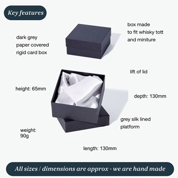Box For Whisky Tot And Minature Box Only