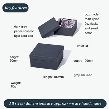 Presentation Box For Extra small Quaich Or 2oz Flask