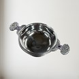 Birthstone Pewter Quaich February With Amethyst Stones Birthstone Pewter Quaich February With Amethyst Stones