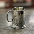 God Child Quarter Pint Pewter Baby Mug God Child Quarter Pint Pewter Baby Mug
