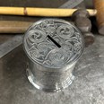 Celtic Spiral Pewter Money Box Celtic Spiral Pewter Money Box