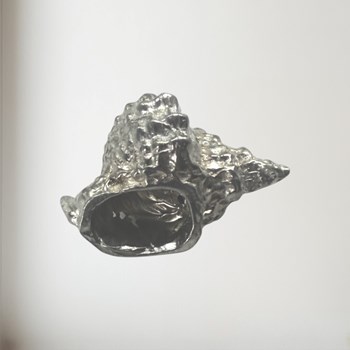 Cast Pewter Triton Shell Ornament Cast Pewter Triton Shell Ornament