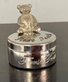 First Tooth Teddy Pewter Trinket Box First Tooth Teddy Pewter Trinket Box