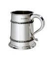 One Pint Double Celtic Bands Pewter Tankard W27CII 1 pint Double Celtic Bands Pewter Tankard