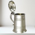 Medieval Antique Finish Pewter One Pint Tankard Medieval Antique Finish Pewter One Pint Tankard