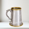 Brass Rim Stag Pewter Tankard | Brass Rim STAG Pewter Tankar Brass Rim Stag Pewter Tankard | Brass Rim STAG Pewter Tankar