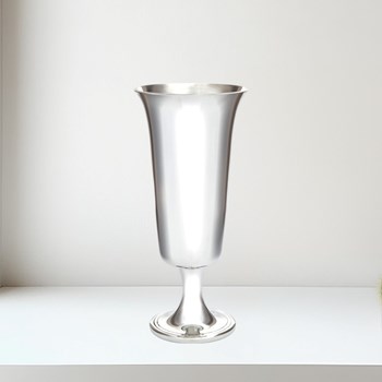 Pewter Champagne Goblet
