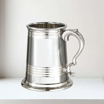 X Range One Pint Worcester Part Satin Pewter Tankard X range 1 pint Worcester Part Satin Pewter Tankard