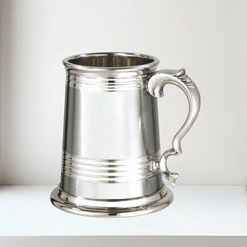 X Range One Pint Worcester Part Satin Pewter Tankard X range 1 pint Worcester Part Satin Pewter Tankard