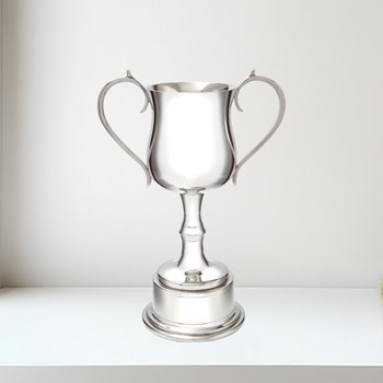 Large Georgian Pewter Trophy