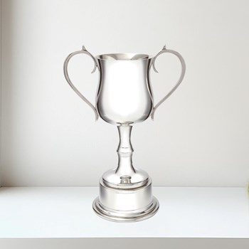 Large Georgian Pewter Trophy