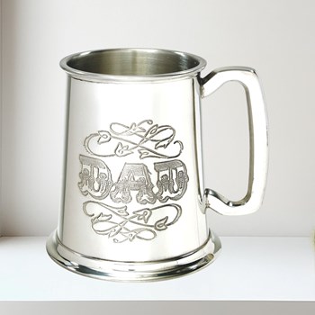Dad 1 pint pewter Tankard