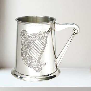 Irish Harp Tankard