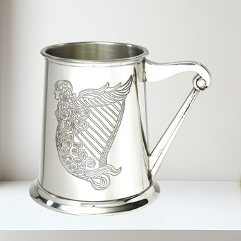 Irish Harp Tankard