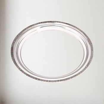 Large Celtic Rim Pewter Tray Large Celtic Rim Pewter Tray