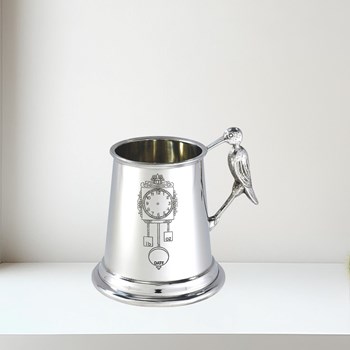 Baby Data Pewter Baby Mug