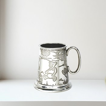 Teddy Bears Picnic Pewter Quarter Pint Baby Mug Teddy Bears Picnic Pewter Quarter Pint Baby Mug