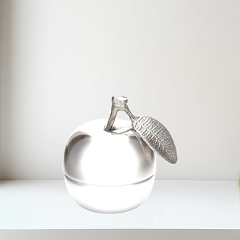 Apple Pewter Trinket Box Apple Pewter Trinket Box