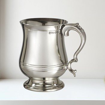 Extra Heavy X Range Pewter Georgian 1 Pint tankard