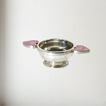 Small Baby Pink Heart Of The Highlands Quaich Small Baby Pink Heart Of The Highlands Quaich