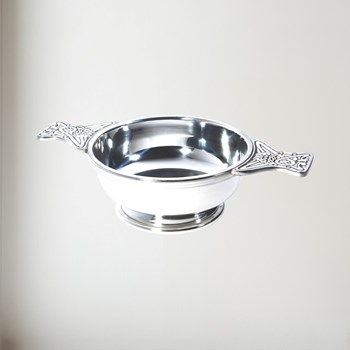 Large Plus Pewter Quaich