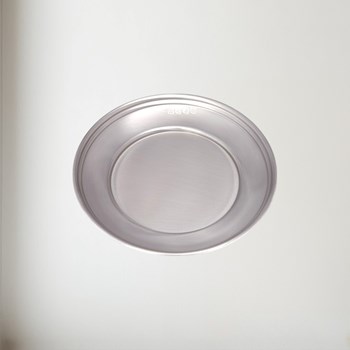 Small Antique Finish Pewter Plate