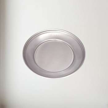 Small Antique Finish Pewter Plate