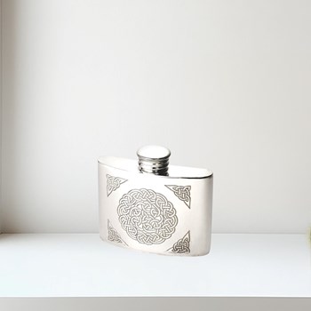 2oz celtic knot flask