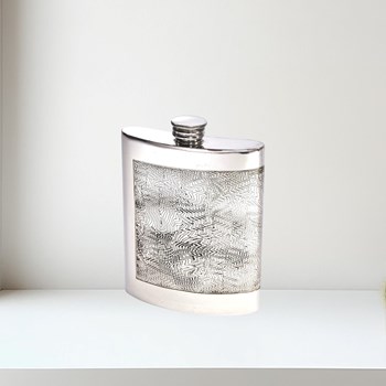 6oz Red Room Pewter Kidney Flask 6oz Red Room Pewter Kidney Flask