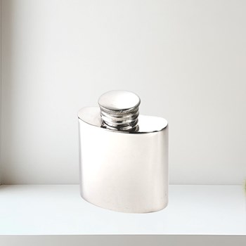 1oz Plain Small Pewter Purse Flask 1 oz plain pewter purse flask