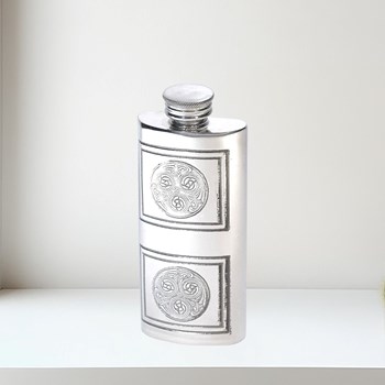 2oz Kells Purse Pewter Purse Flask 2oz Kells Purse Pewter Purse Flask