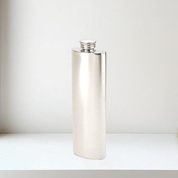 3oz Plain Pewter Purse Flask 3oz Plain Pewter Purse Flask