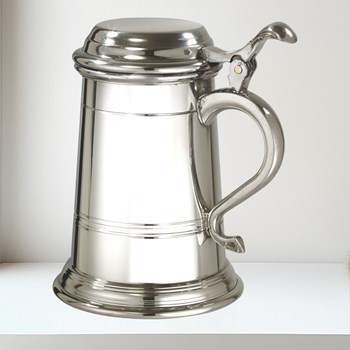 One Pint Balmoral X Range Lidded Pewter Tankard 509XL 1 pint Balmoral X range Lidded Pewter Tankard