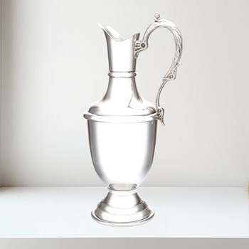 Large Pewter Claret Jug