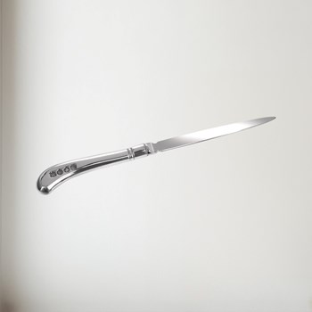 Cast pewter and stainless steel Pistol Letter Opener