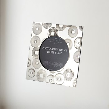 Millstones Small Pewter 4"x4" Frame