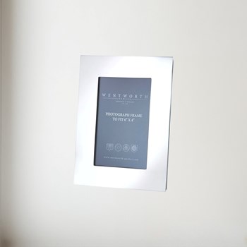 Plain Pewter 6"X 4" Picture Frame