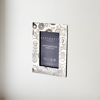 Retro Pewter 6"X4" Picture Frame Retro Pewter 6"X4" Picture Frame