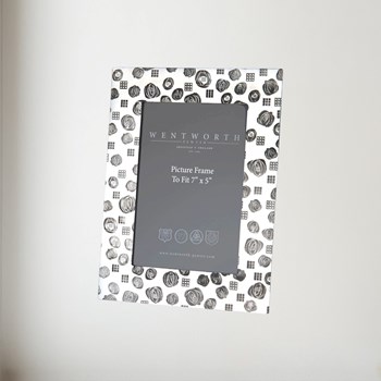 Large Charle Rennie Mackintosh Pewter 7"x5" picture frame