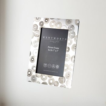 Large Millstones Pewter 7"x5" Picture frame
