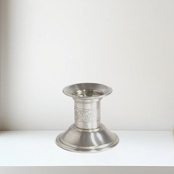 Extra Small Medieval Pewter Candle Holder Antique Finish Extra Small Medieval Pewter Candle Holder Antique Finish
