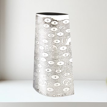 Large Ovals Pewter Vase Large Ovals pewter Vase