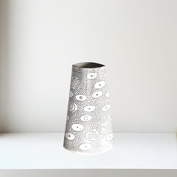 Ovals Pewter Budvase Ovals Pewter Budvase