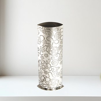 Yorkshire Rose Pewter Vase