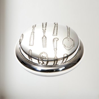 Knife Fork Spoon Pewter Trinket Box Knife fork spoon trinket box