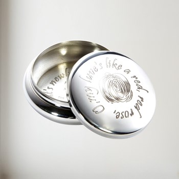 768ROSE O my luv trinket box